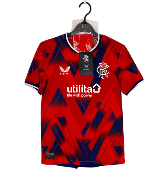 BNWT 2023 2024 Rangers Castore 4th Football Kit Kids 7-8 Years