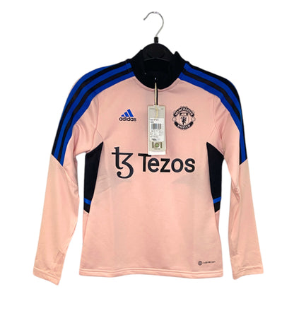 BNWT 2022 2023 Manchester United Adidas Training Football Top Kids 9-10 Years