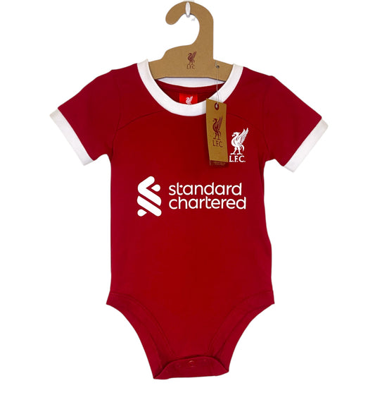 BNWT 2023 2024 Liverpool Football Baby Grow 6-9 months