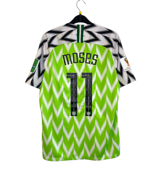 2018 2019 Nigeria Nike Home Football Shirt MOSES 11 Men's Medium