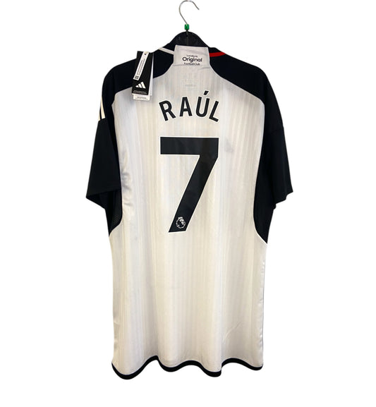 BNWT 2023 2024 Fulham Home Adidas Football Shirt RAUL 7 Men's XL