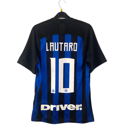 2018 2019 Inter Milan Nike Home Player Issue Football Shirt LAUTARO 10 Men's Medium