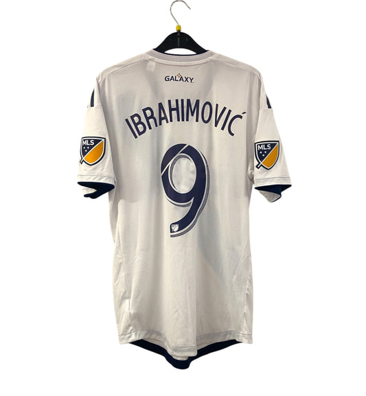 2018 2019 LA Galaxy Adidas Home Player Issue Football Shirt IBRAHIMOVIC 9 Men's Medium