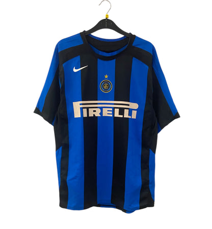 2004 2005 Inter Milan Nike Home Football Shirt ADRIANO 10 Mens Medium