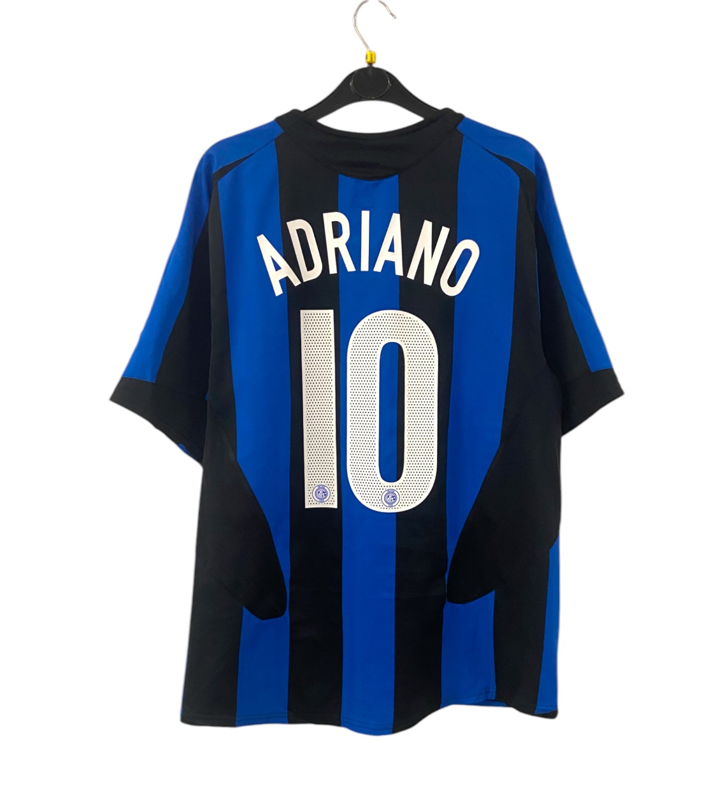 2004 2005 Inter Milan Nike Home Football Shirt ADRIANO 10 Mens Medium