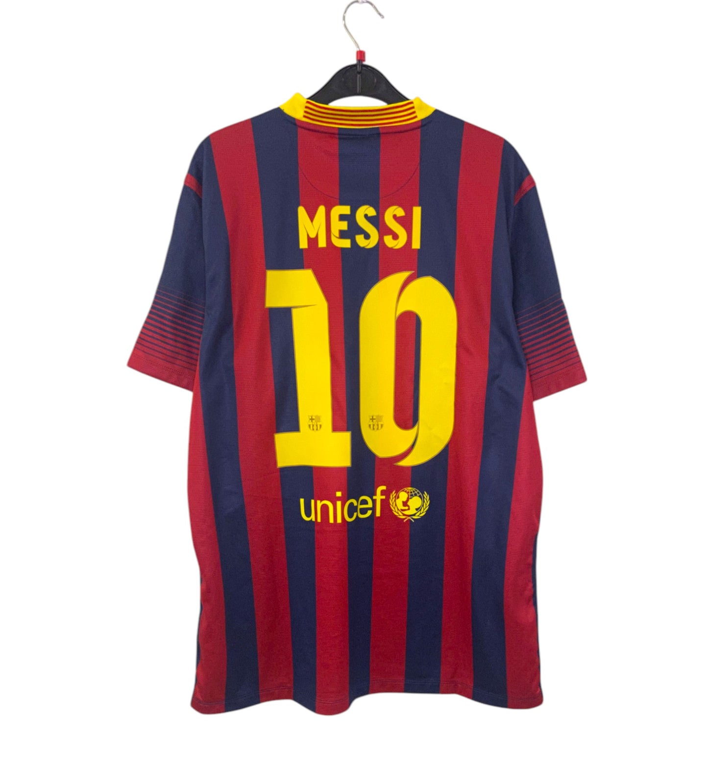 2013 2014 Barcelona Nike Home Football Shirt MESSI 10 Men's Large