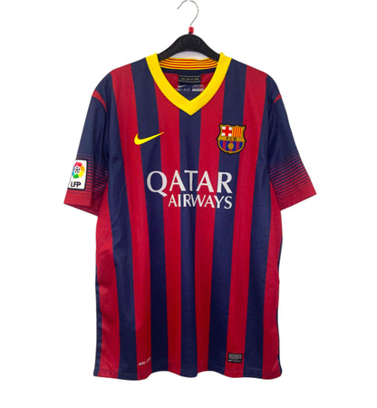 2013 2014 Barcelona Nike Home Football Shirt MESSI 10 Men's Large