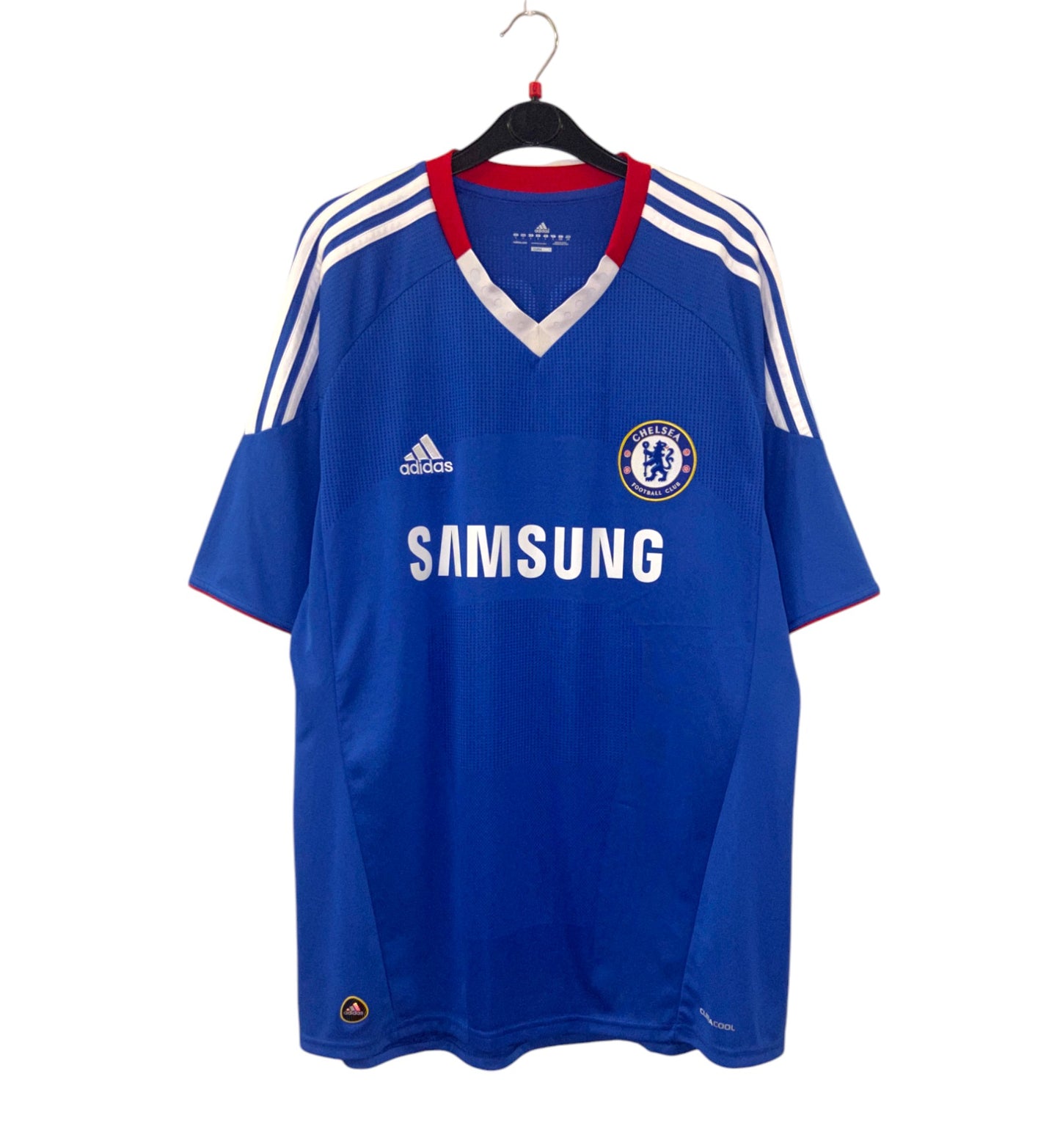 2010 2011 Chelsea Adidas Home Football Shirt DROGBA 11 Men's Large