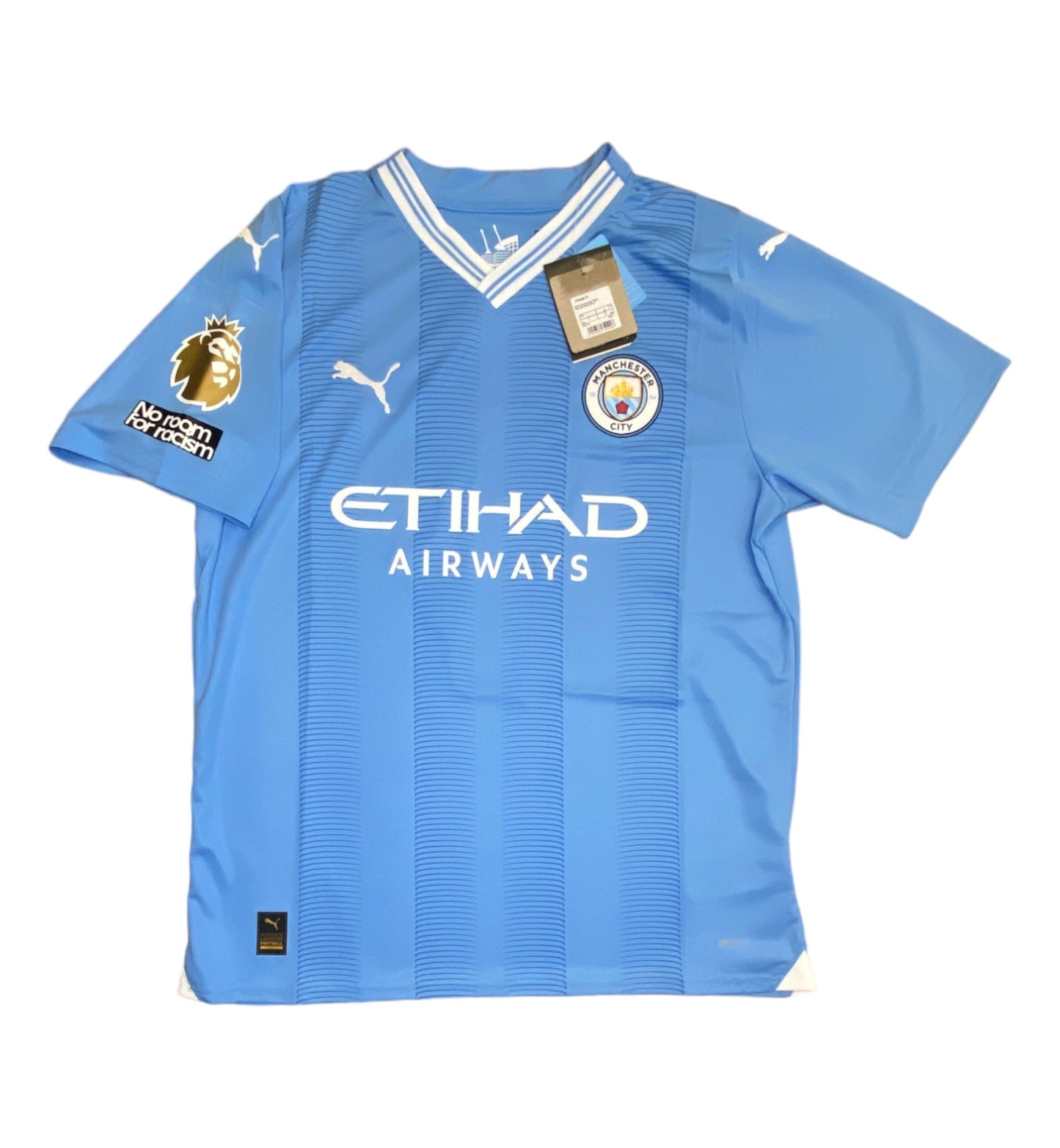 BNWT 2023 2024 Manchester City Puma Home Football Shirt DE BRUYNE 17 Men's Large