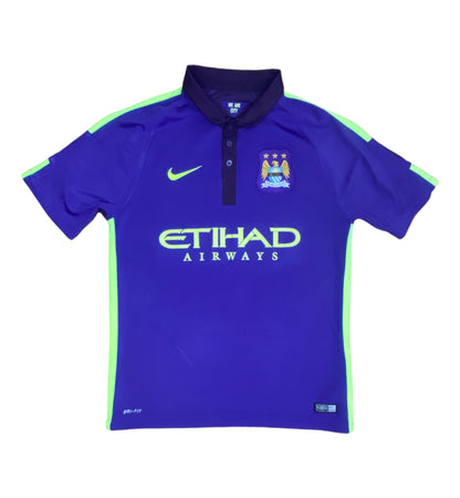 2014 2015 Manchester City Nike 3rd Football Shirt KUN AGUERO 16 Men's Medium