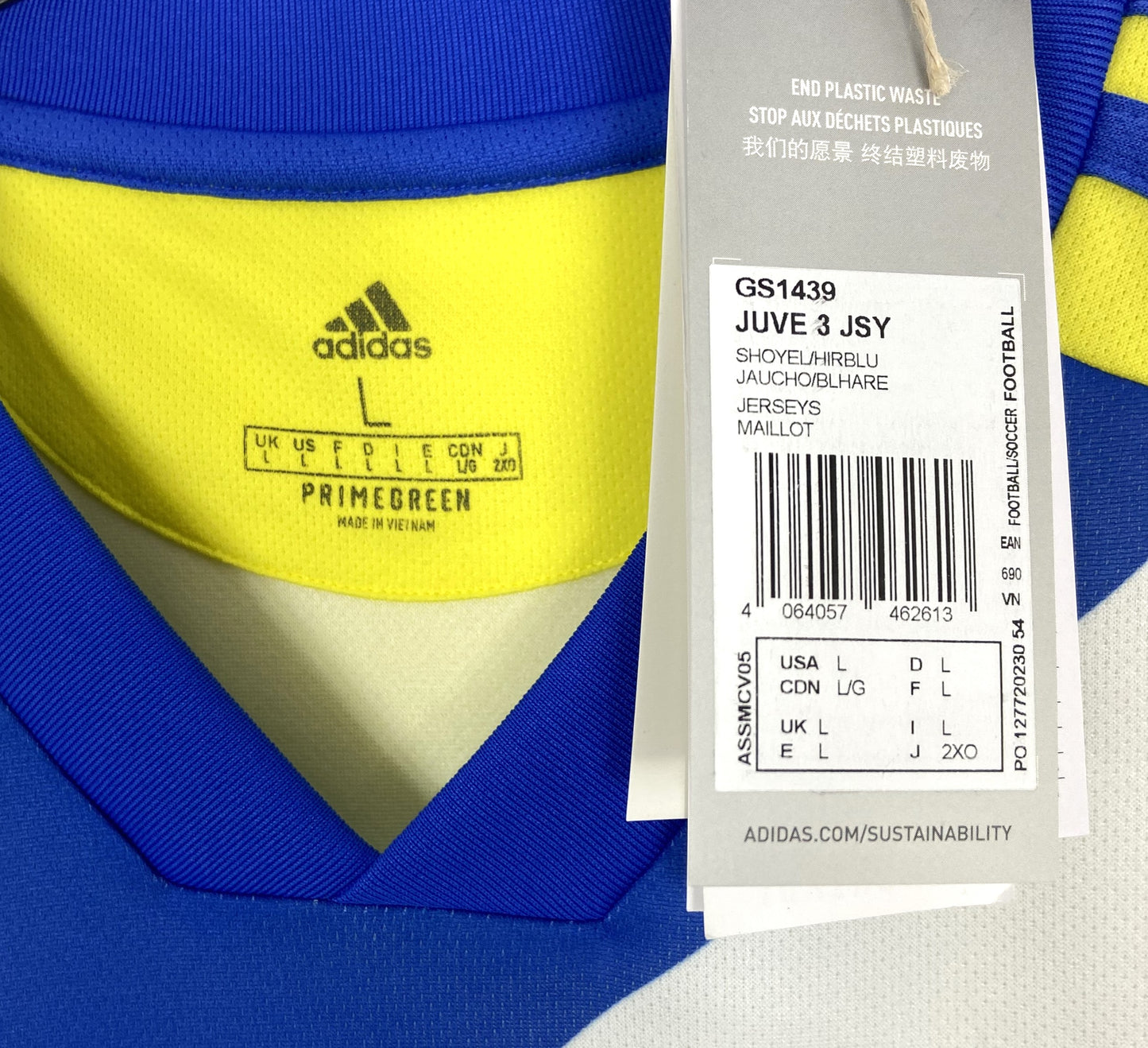 BNWT 2021 2022 Juventus Adidas Third Football Shirt Men's Sizes