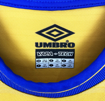 2000 2001 Chelsea Umbro Away Football Shirt Kids 9-10 Years