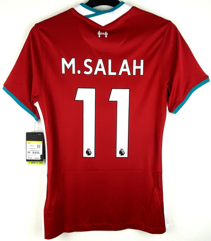 BNWT 2020 2021 Liverpool Nike Home Football Shirt M.SALAH 11 Men's Small