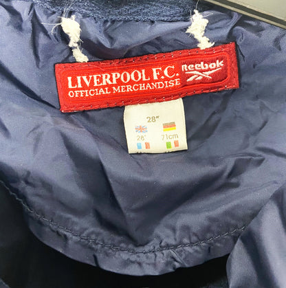 2000 2001 Liverpool Reebok Training Football Coat Kids 9-10 Years