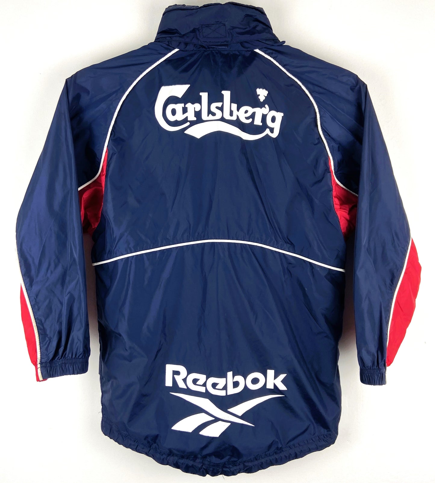 2000 2001 Liverpool Reebok Training Football Coat Kids 9-10 Years