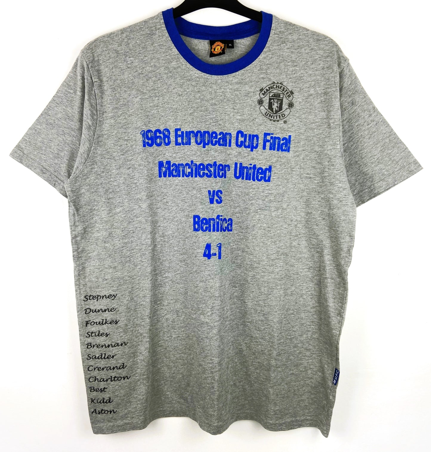 1968 Manchester United European Cup Final Football TEE Men's XL