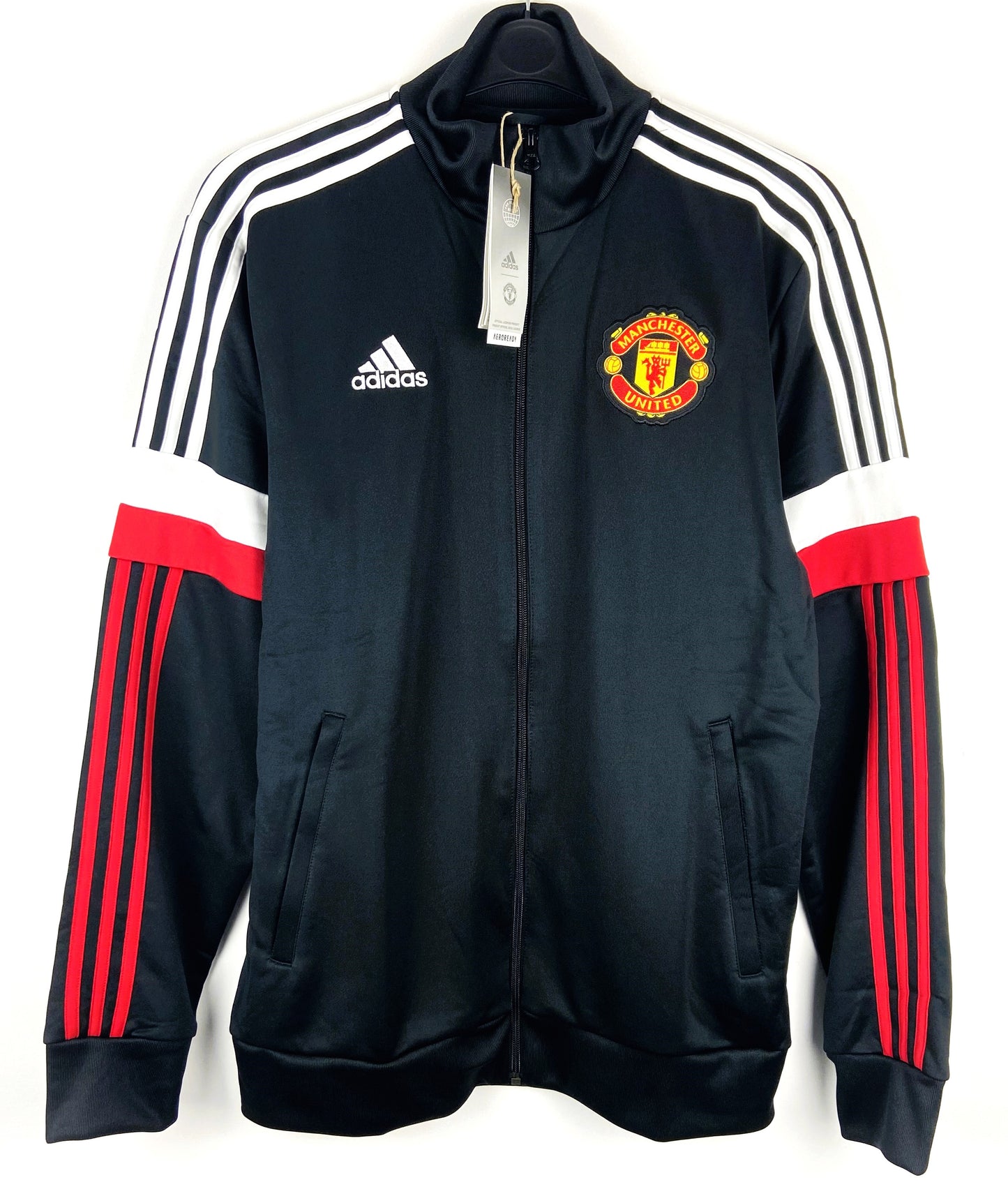 BNWT 2021 2022 Manchester United Adidas Football Jacket Men's Large