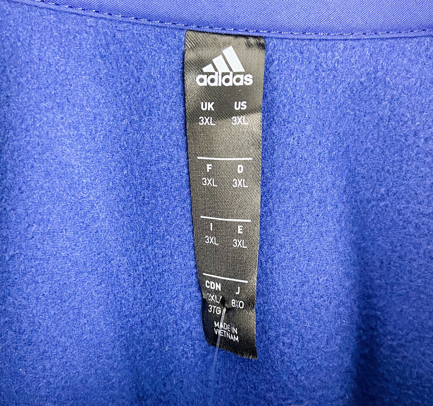 BNWT 2020 2021 Real Madrid Adidas Warm Travel Fleece Men's 3XL