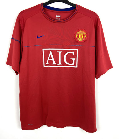 2008 2009 Manchester United Nike Training Football Shirt Men's XL