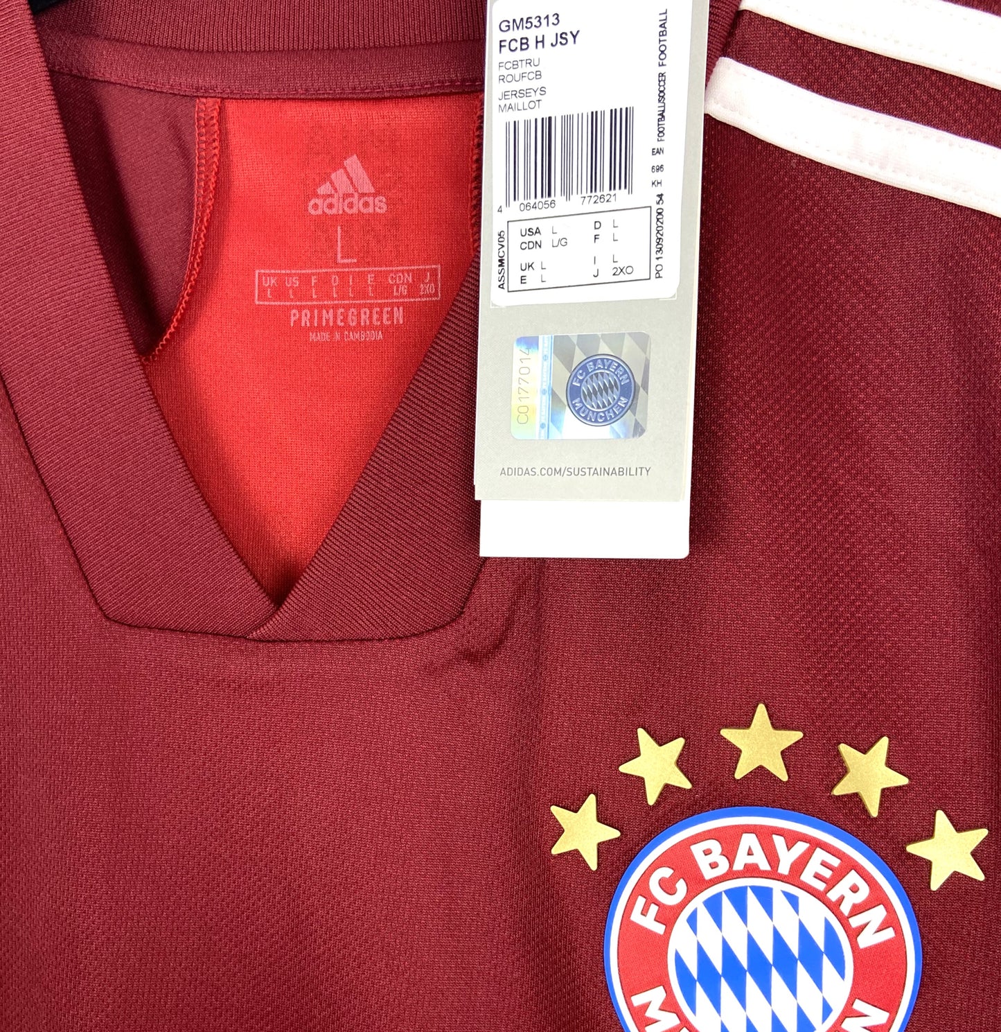 BNWT 2021 2022 Bayern Munich Adidas Home Football Shirt Men's Sizes