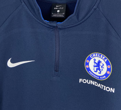 2017 2018 Chelsea Nike Foundation 1/4 Zip Football Top Men's Small