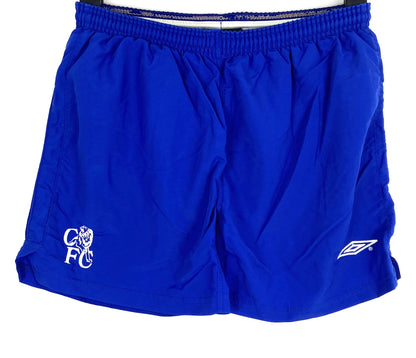 2001 2003 Chelsea Umbro Home Football Shorts Kids 12-13 Years