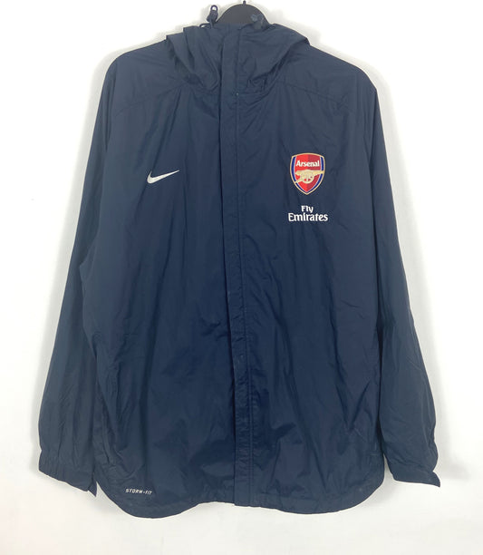 2006-14 Arsenal Nike Waterproof Football Coat Men's XXL