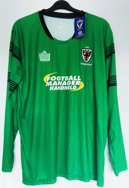 BNWT 2014 2016 AFC Wimbledon Admiral Away Goalkeeper Football Shirt Men's XXL